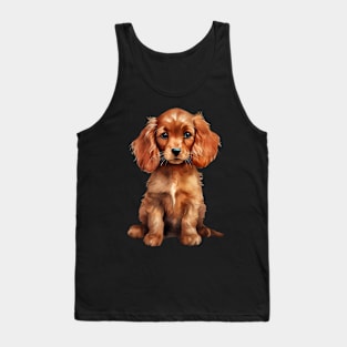 Puppy Cocker Spaniel Tank Top